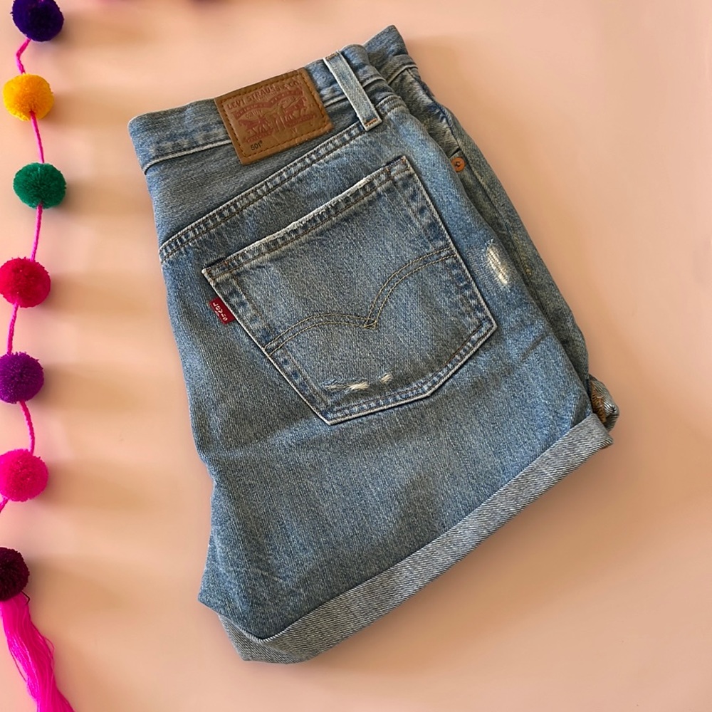 Levi’s Boyfriend Denim Shorts